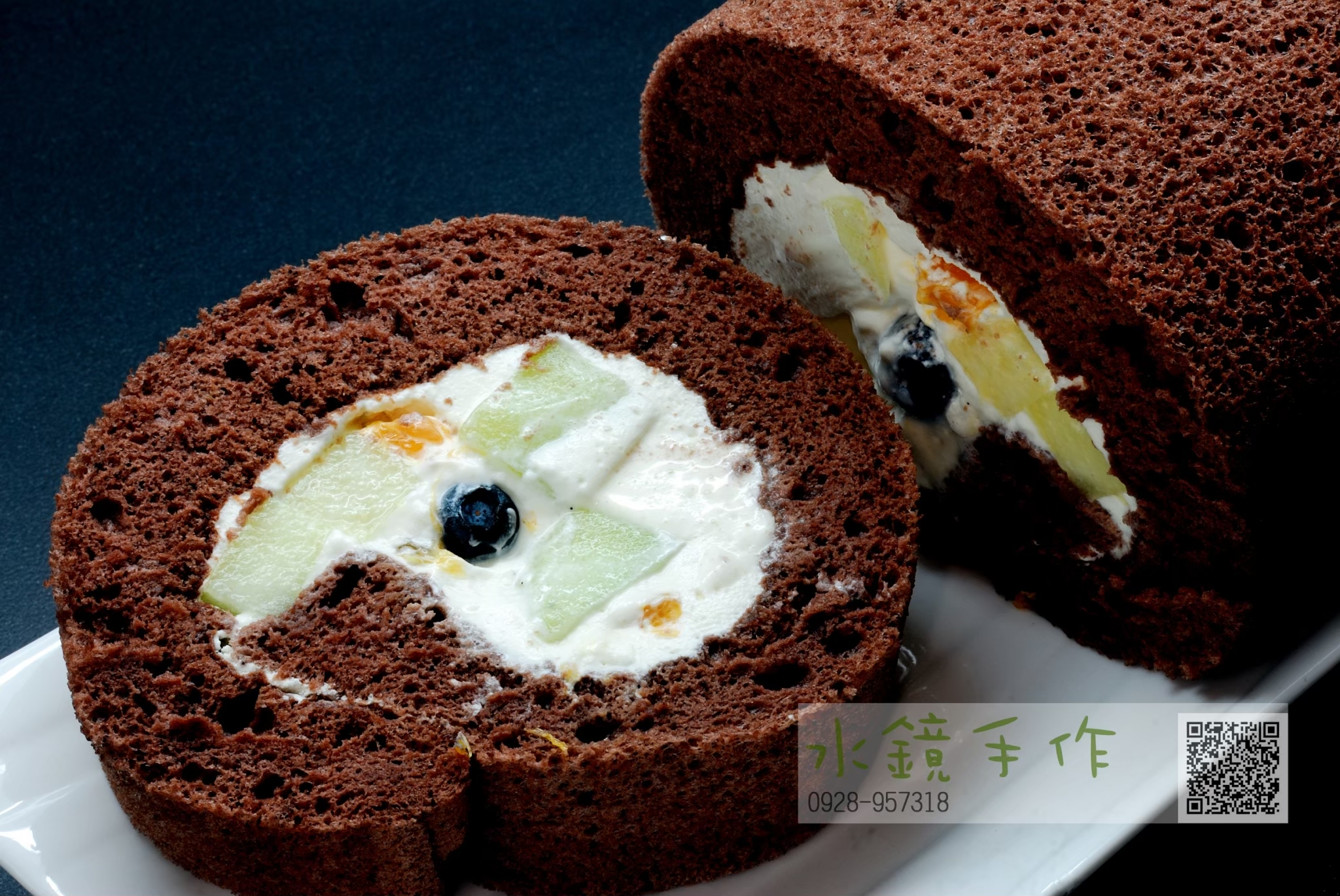 巧克力綜合水果卷