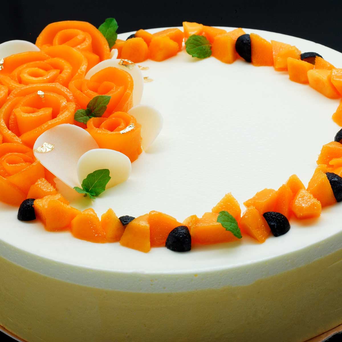 八吋芒果慕斯蛋糕