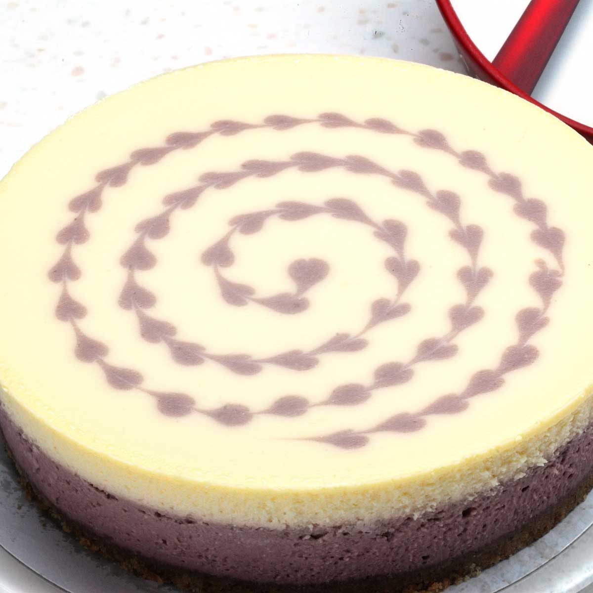 雙色覆盆子乳酪蛋糕