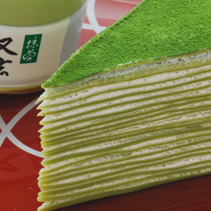 單片抹茶千層蛋糕