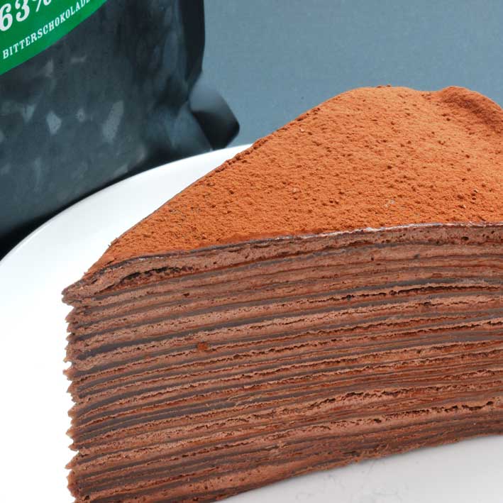 單片巧克力千層蛋糕