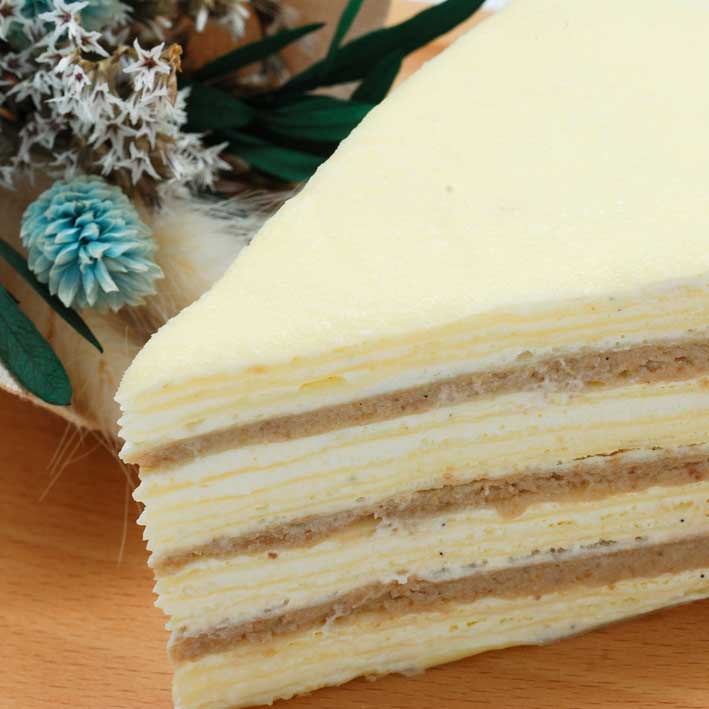 八吋栗子千層蛋糕