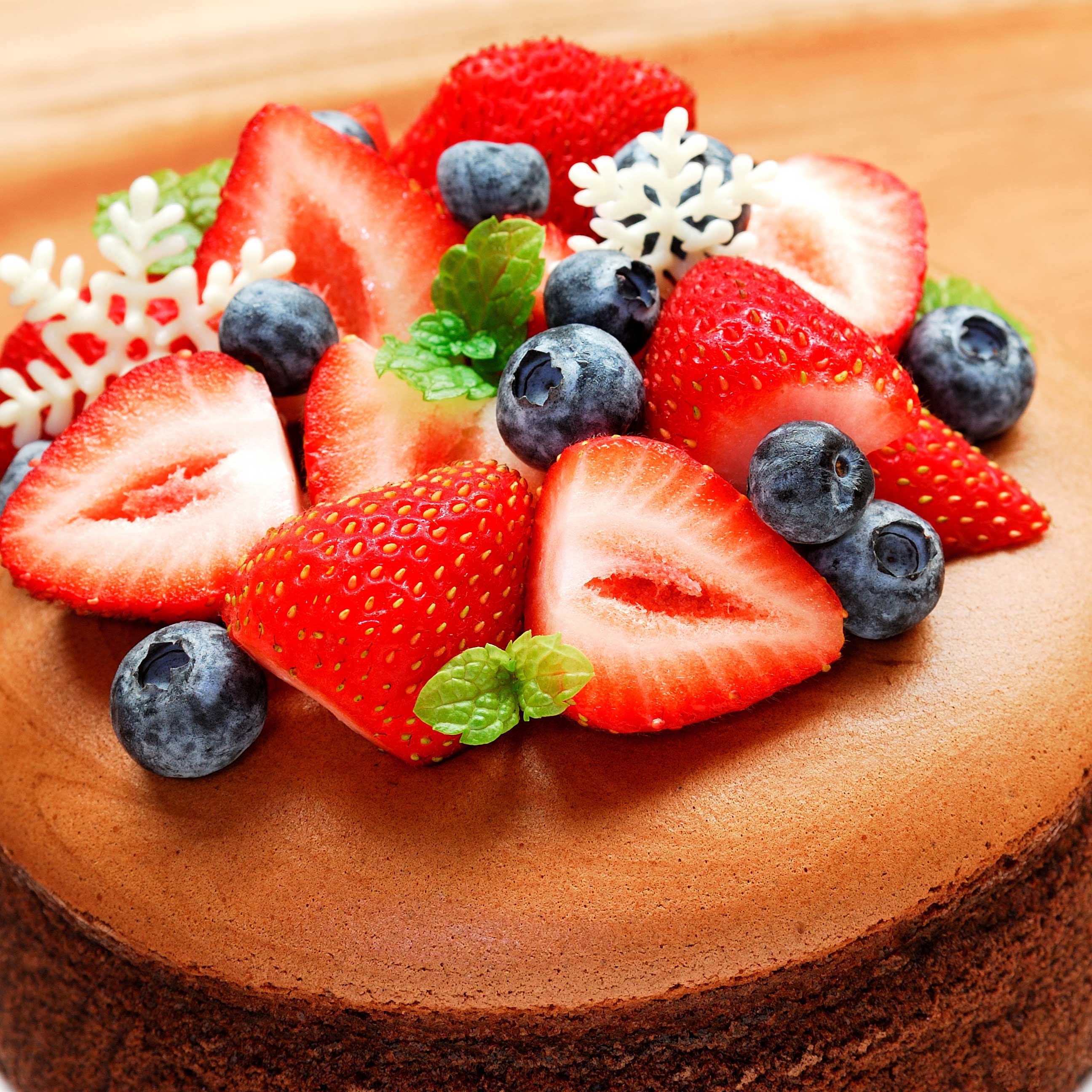 法芙娜巧克力草莓蛋糕.