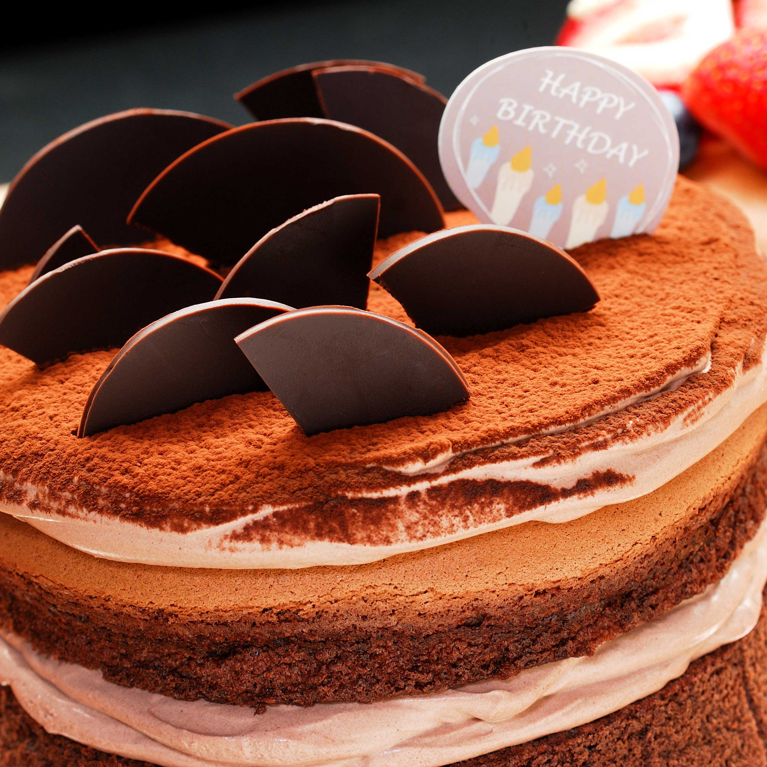 酒漬櫻桃巧克力蛋糕