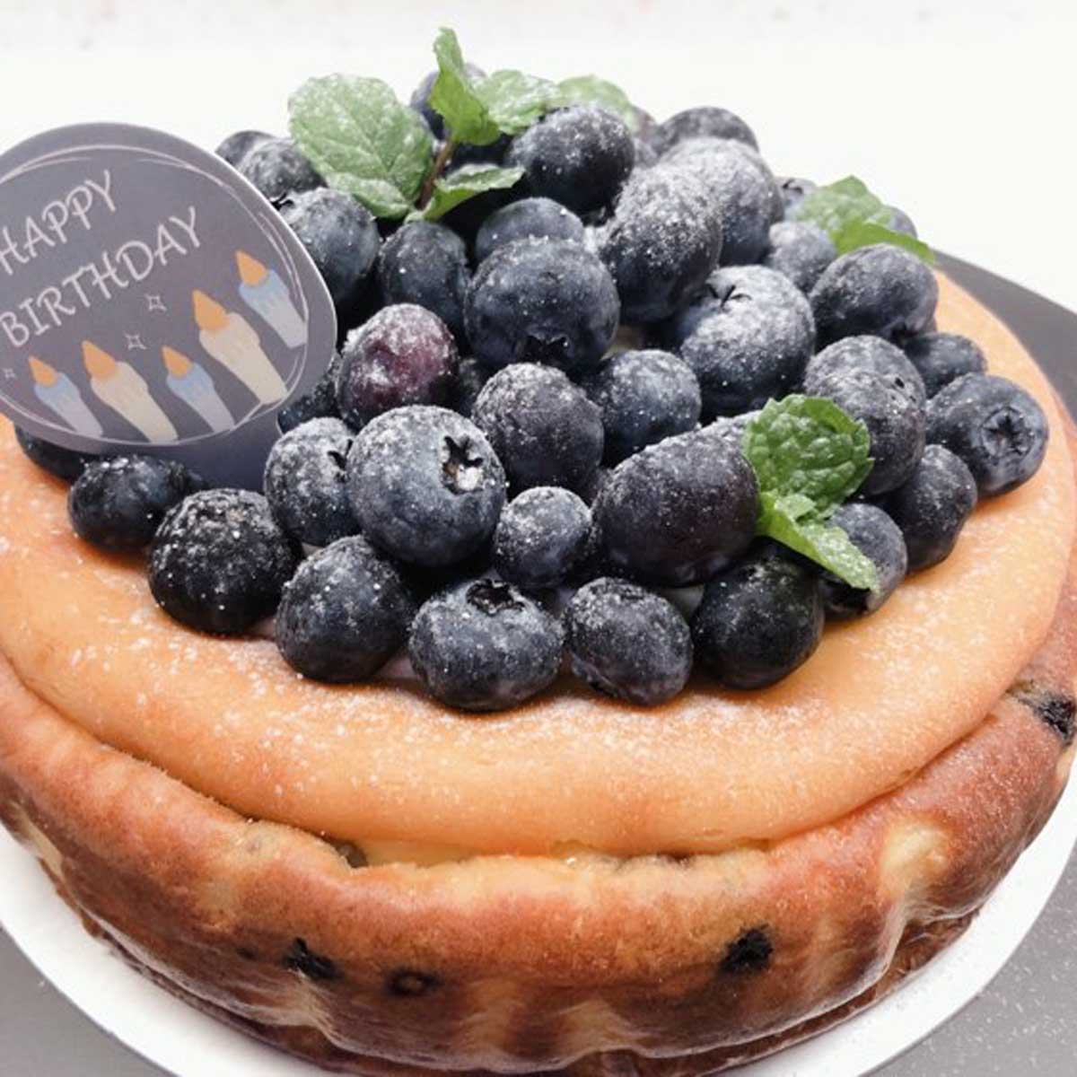 六吋藍莓巴斯克乳酪蛋糕.