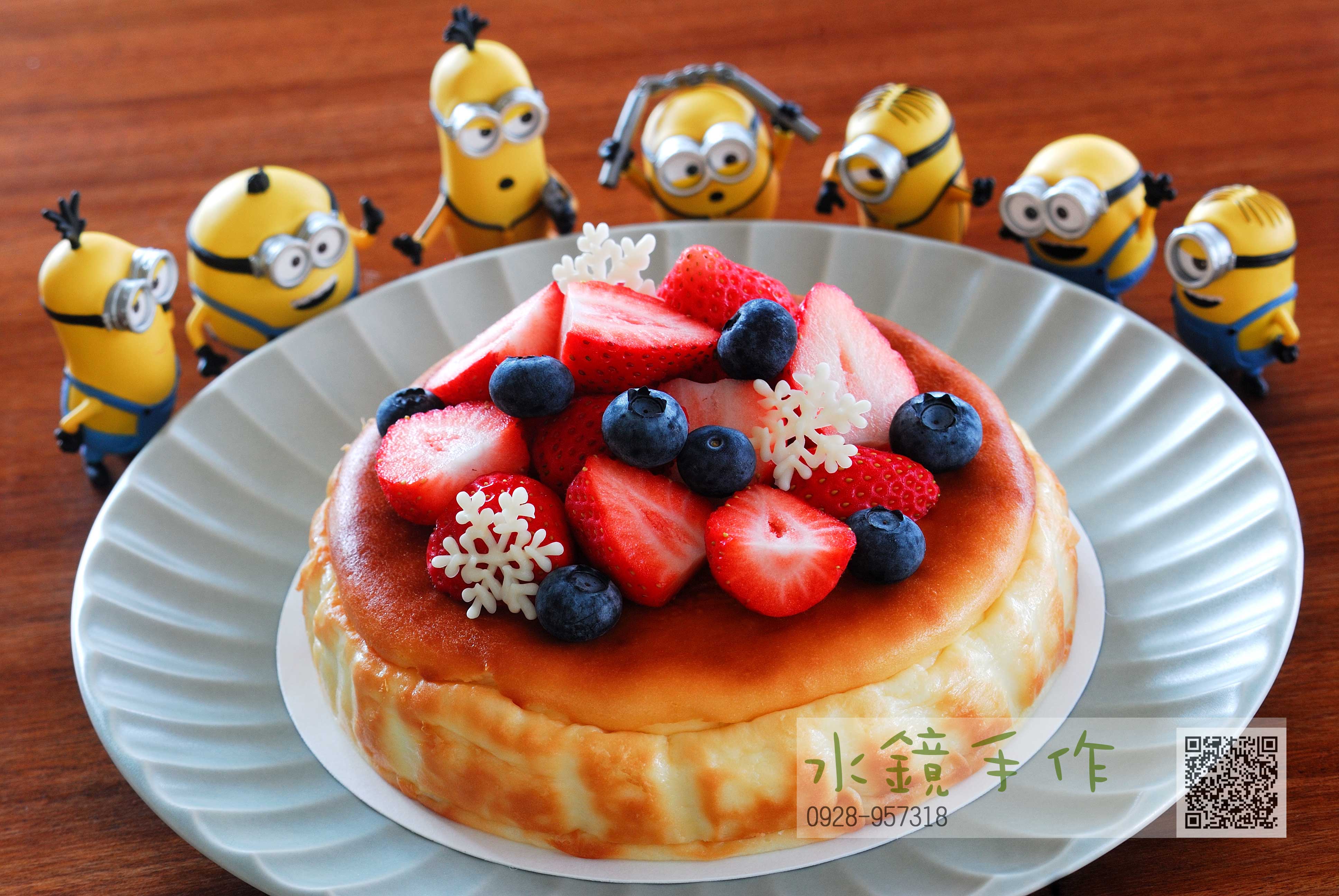 六吋莓果巴斯克乳酪蛋糕