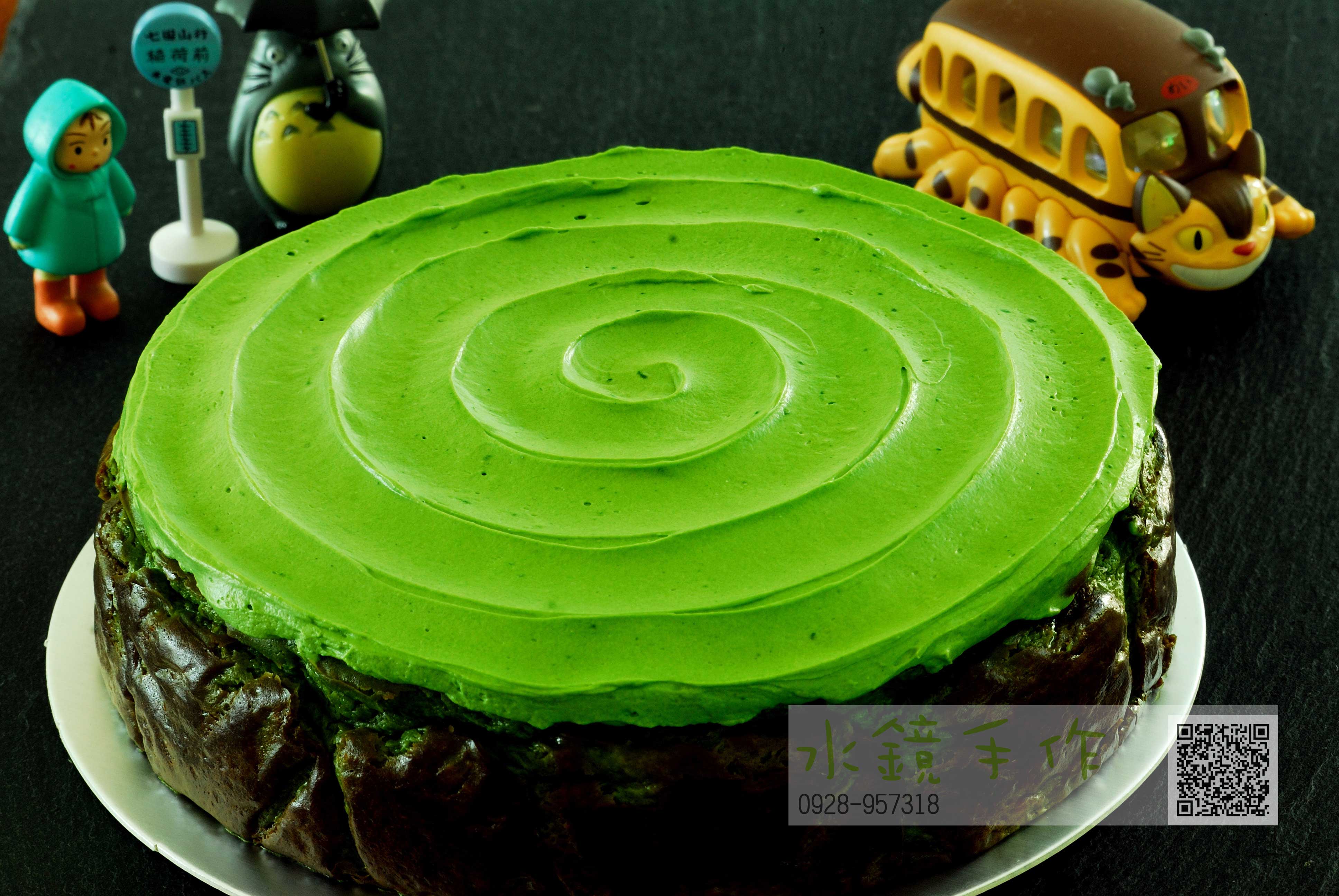 抹茶巴斯克乳酪蛋糕