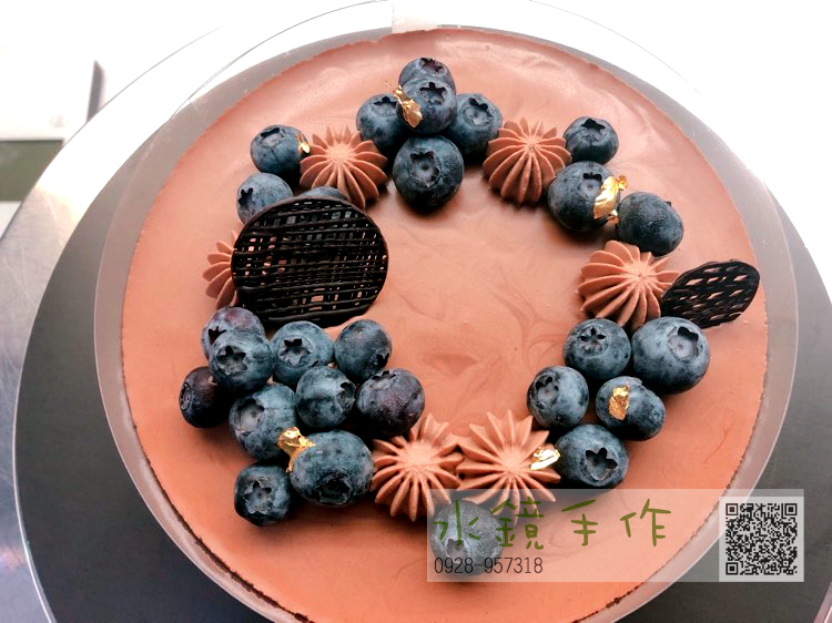 六吋藍莓巧克力慕斯蛋糕