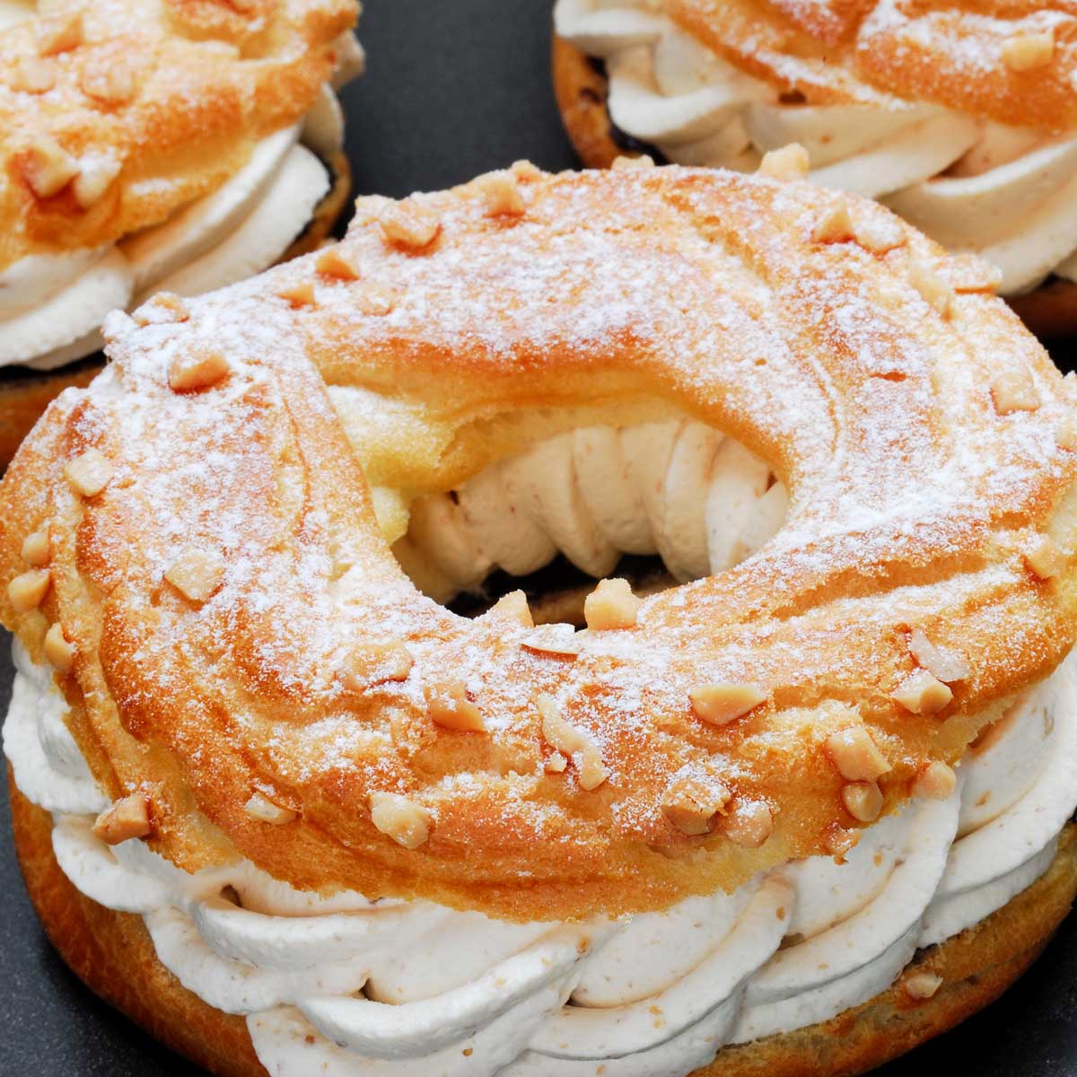 法式堅果花環泡芙