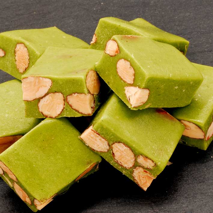 小山園抹茶杏仁牛軋糖