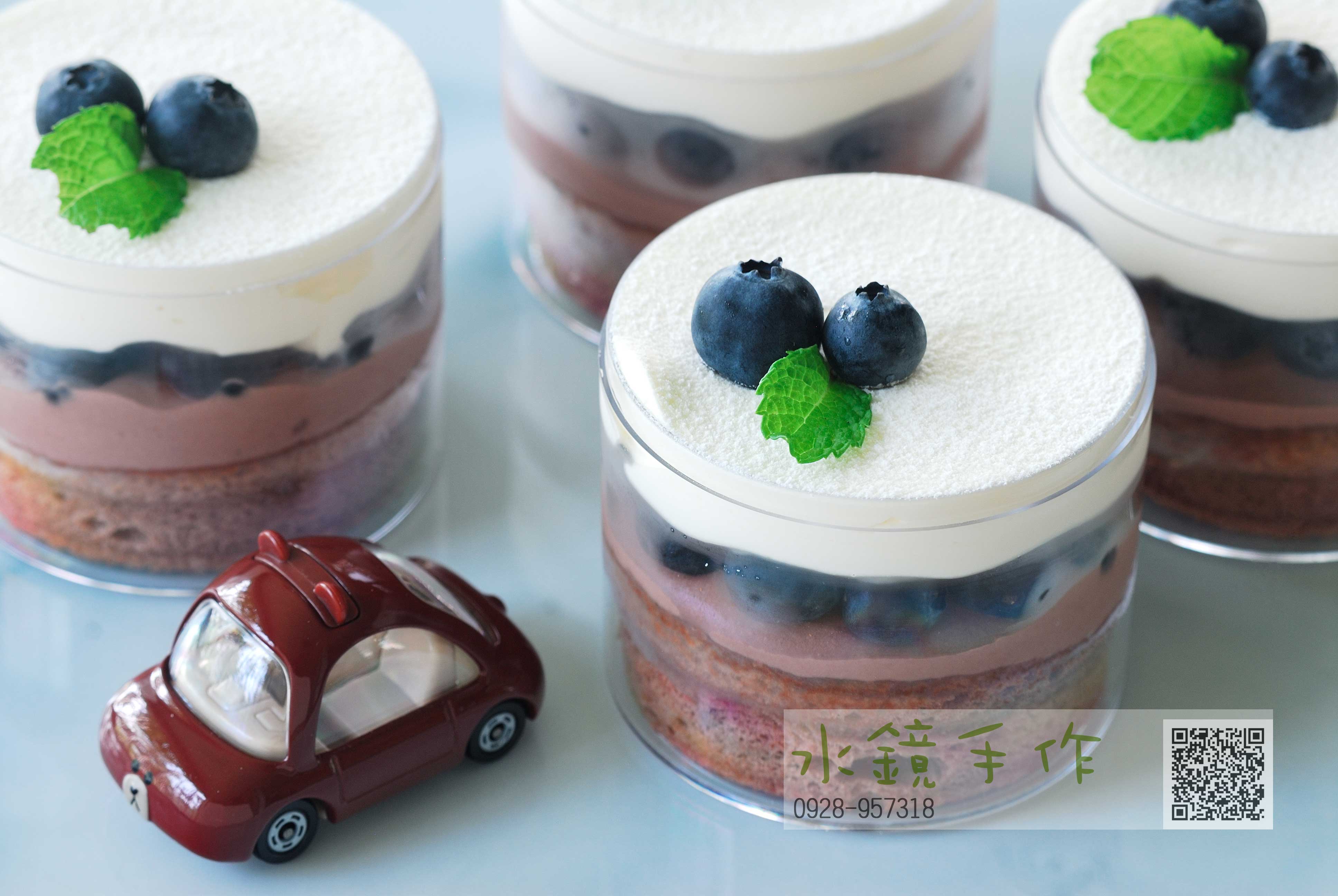 藍莓巧克力蛋糕杯