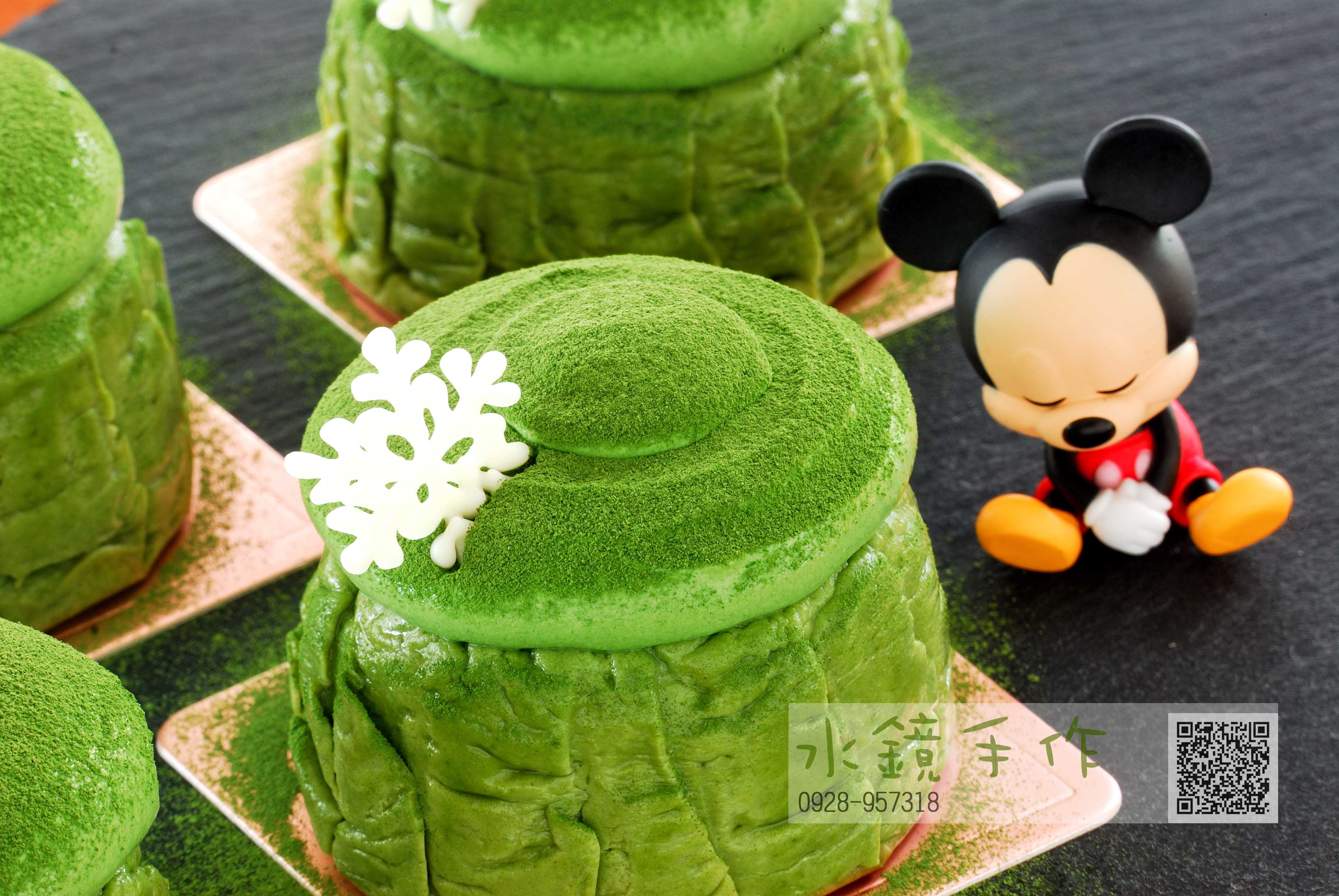 小山園抹茶紅豆巴斯克乳酪蛋糕