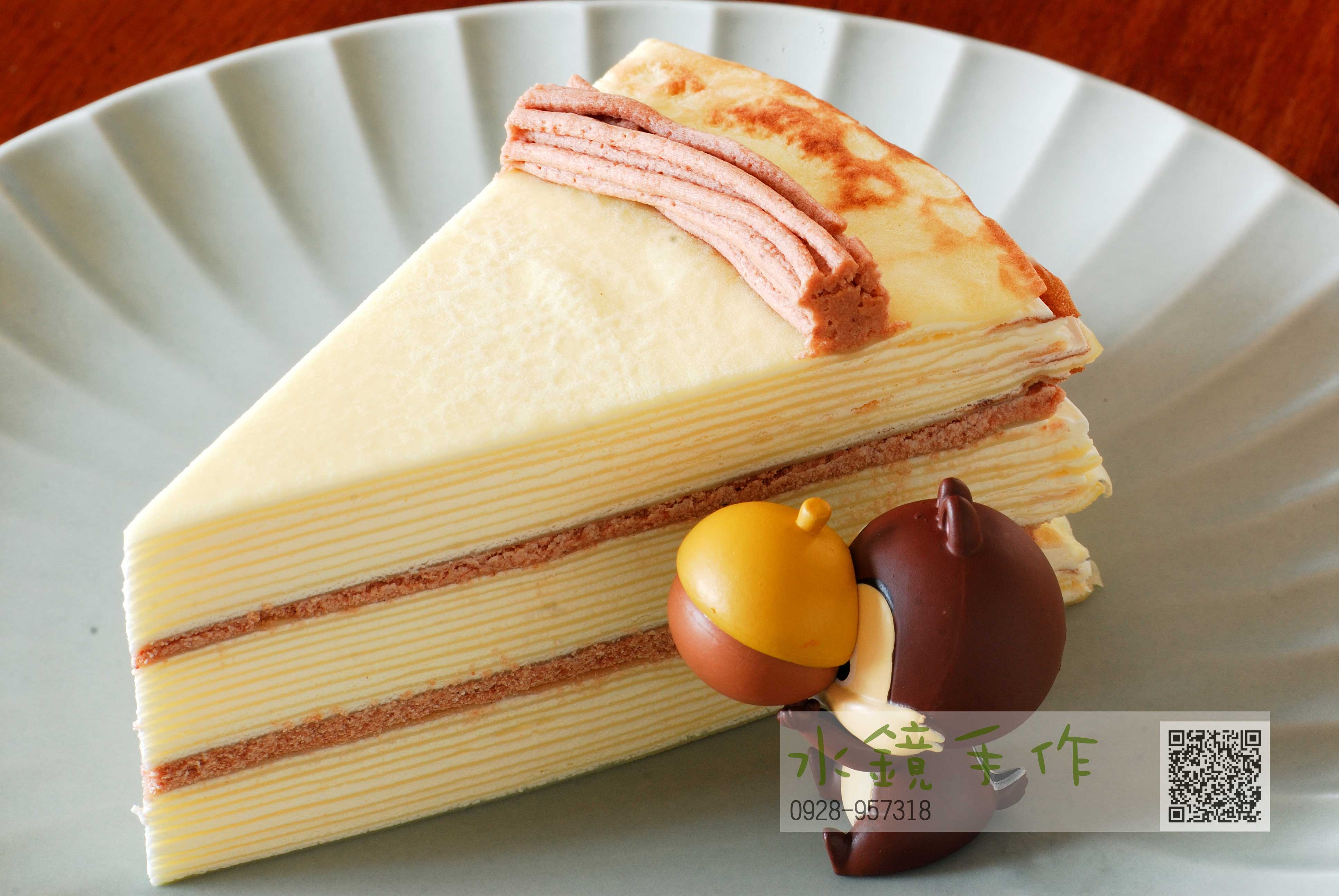 切片栗子千層蛋糕