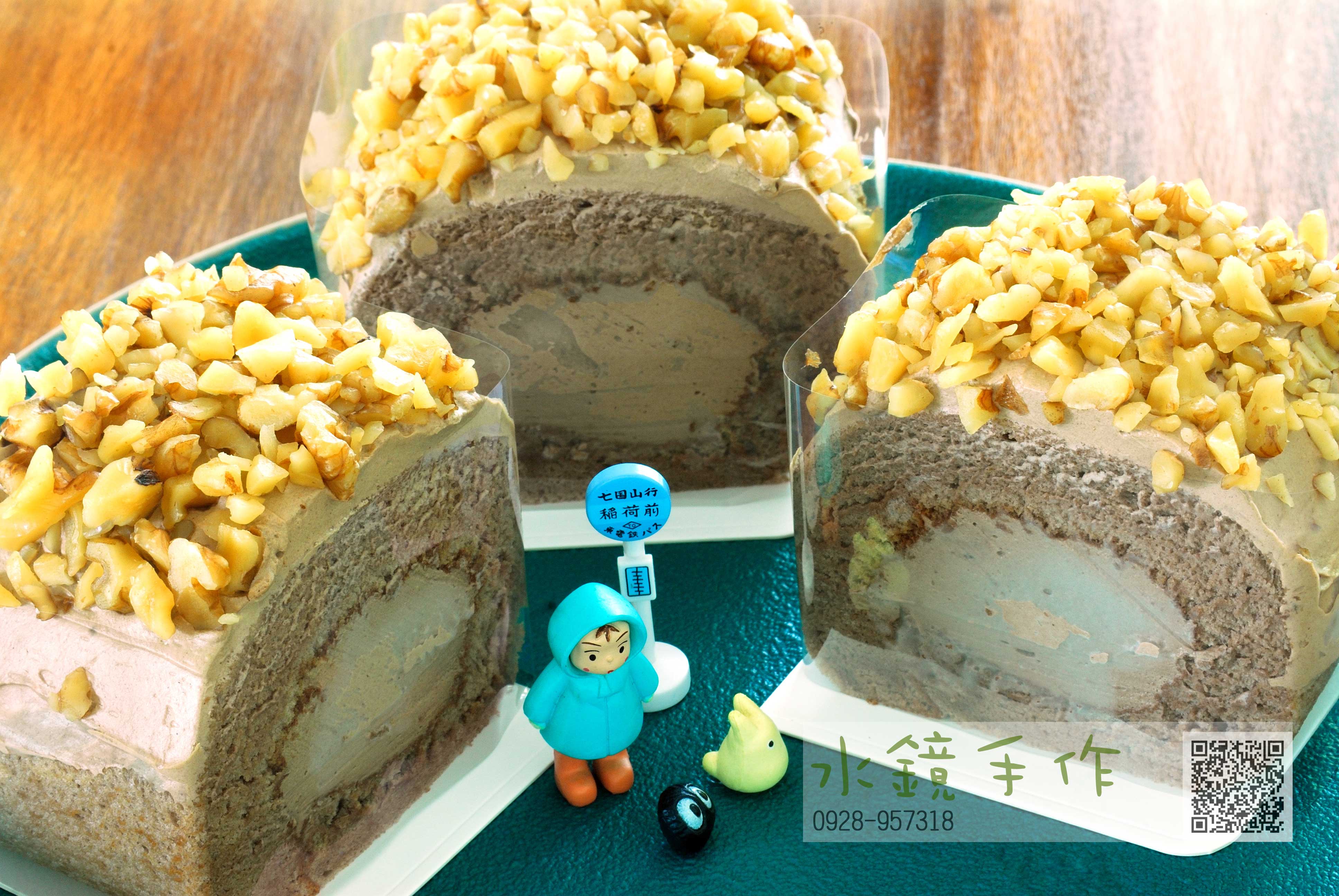 咖啡核桃蛋糕卷