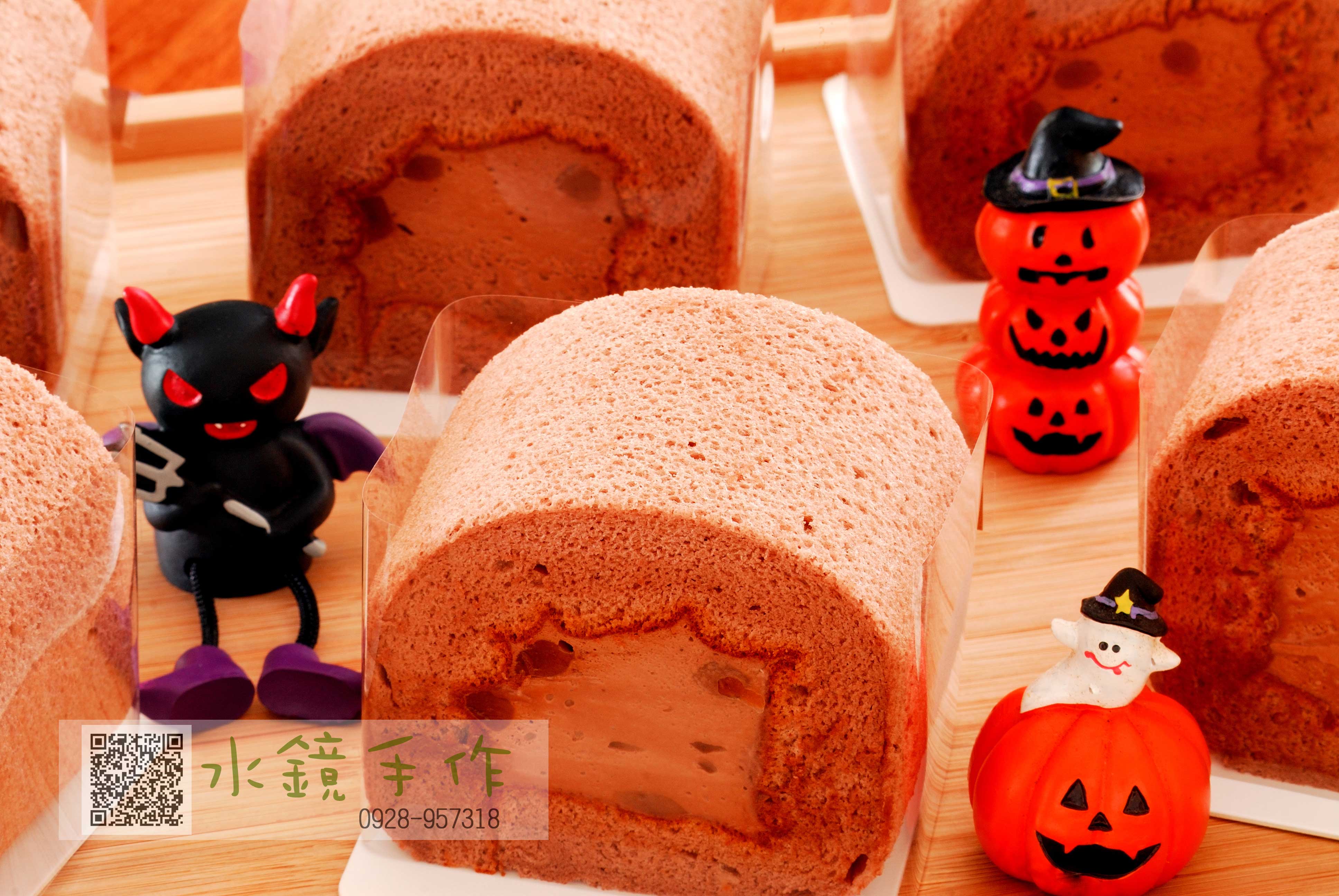 榛果巧克力蛋糕卷.