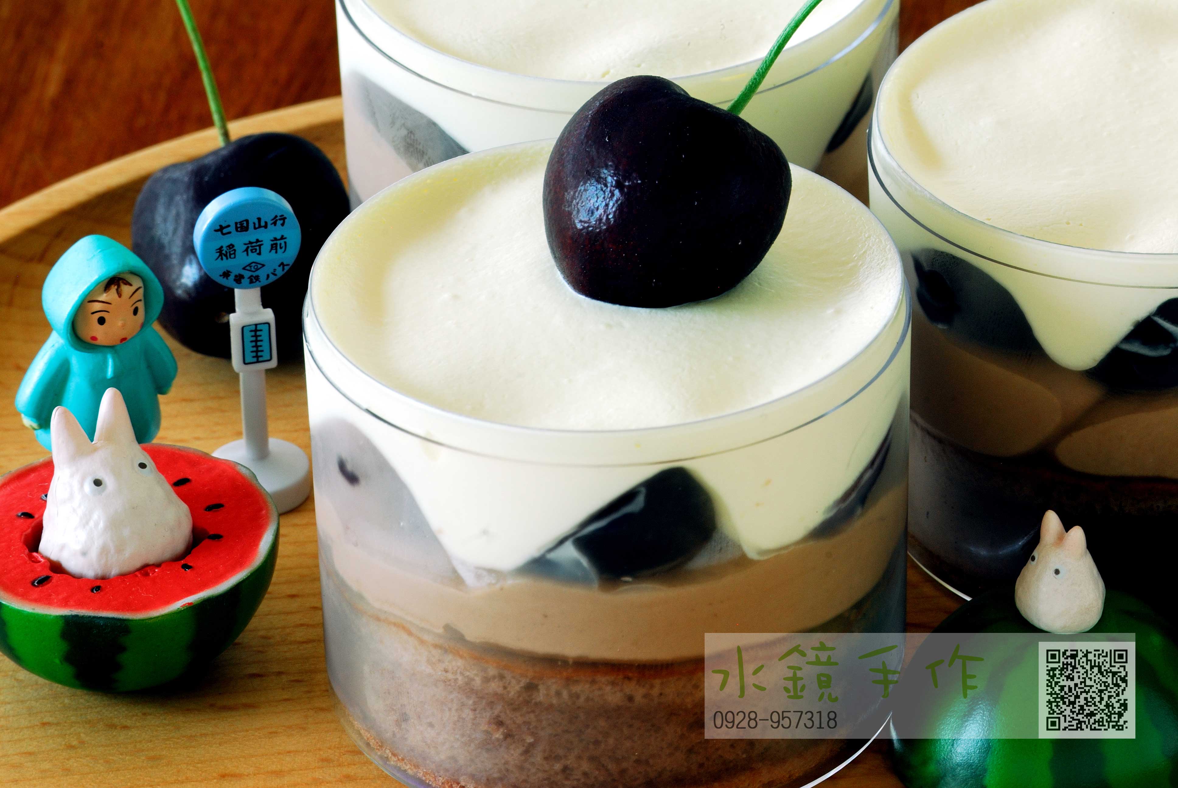 櫻桃巧克力蛋糕杯